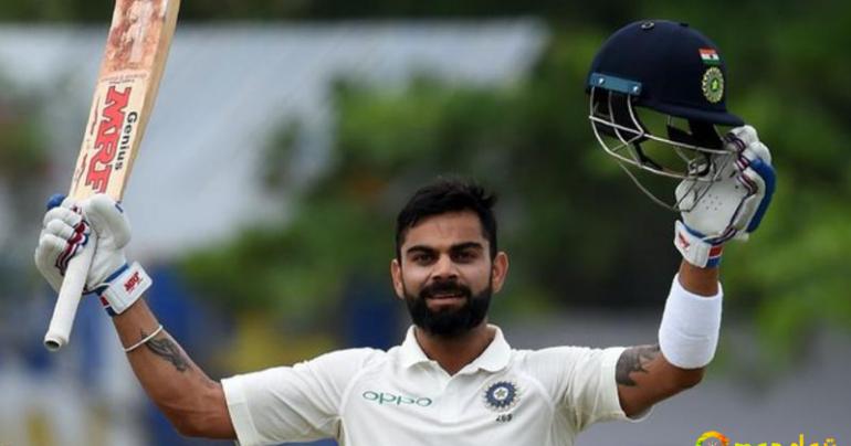 Virat Kohli hit his 17th Test century in India's second innings