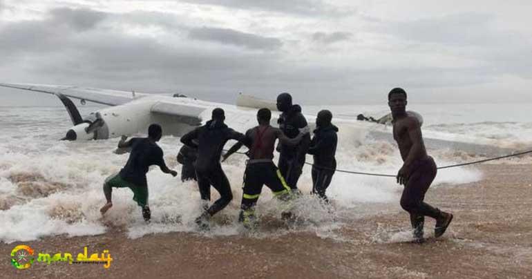 Cargo plane crashes into sea off Ivory Coast with three deaths