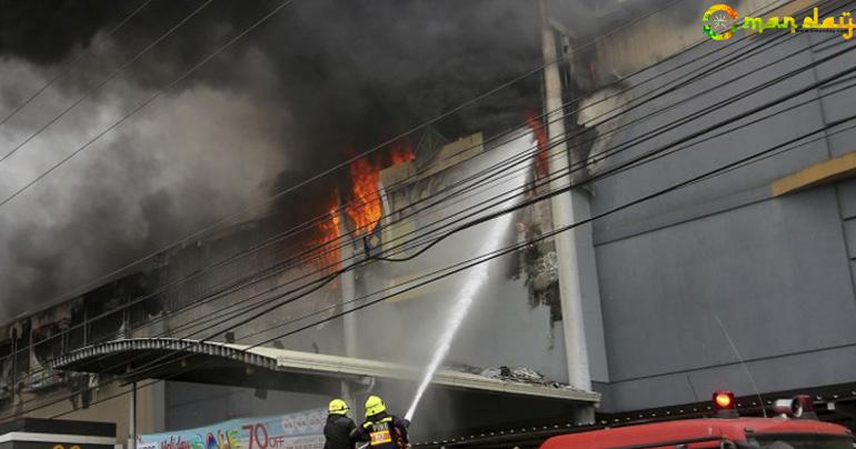 Philippines mall fire: 37 people feared dead