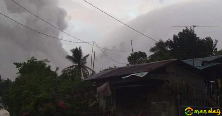 Residents were evacuated from two villages near the volcano