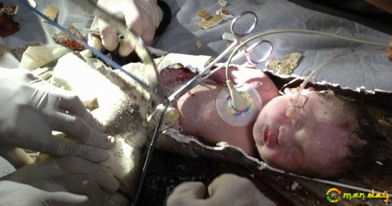 Rescue Team Open a Pipeline to Save a Baby after a Man Heard Faint Cries from the Pipes