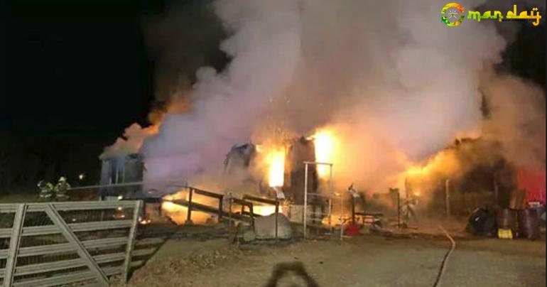 13-year-old boy dies trying to save paralysed dad from fire