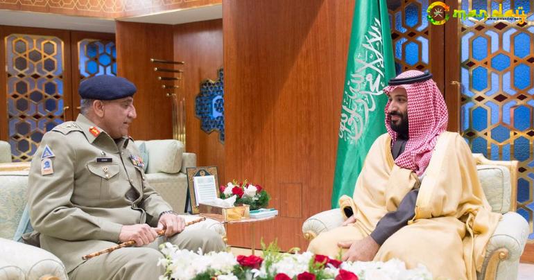 Saudi Crown Prince meets with Pakistani army chief