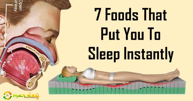 7 Foods That Put You to Sleep Instantly