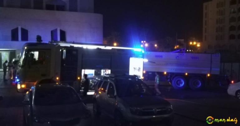 Apartment in Al-Khuwair at Bousher catches fire Apartment in Al-Khuwair at Bousher catches fire