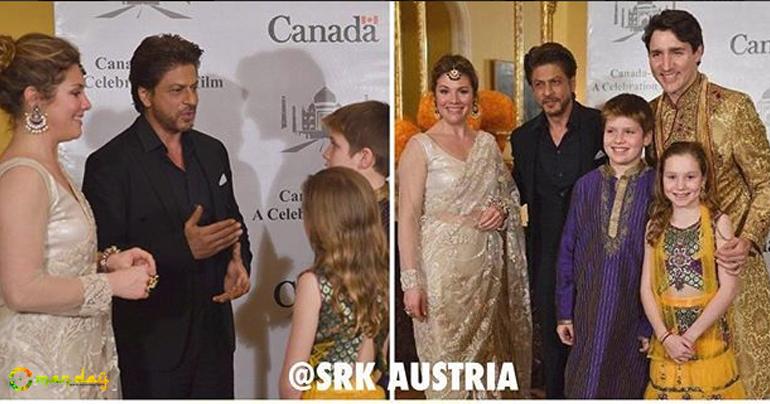 Justin Trudeau & SRK Share The Same Frame For The First Time & Our Hearts Can’t Handle It!