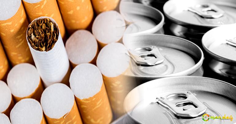 100% excise tax on tobacco, energy drinks from June
