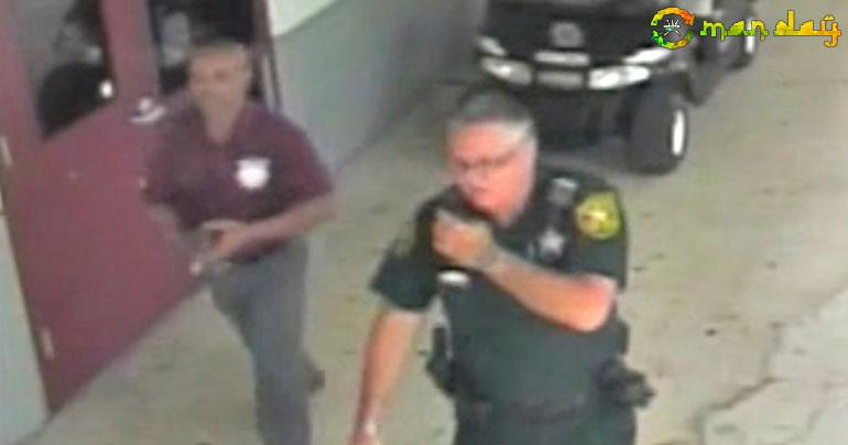 Parkland shooting CCTV shows officer remained outside during massacre