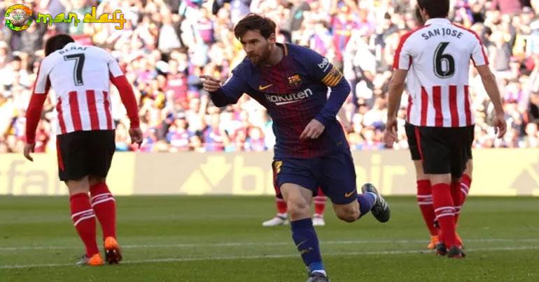 Football: Messi on target again as Barca blank Athletic