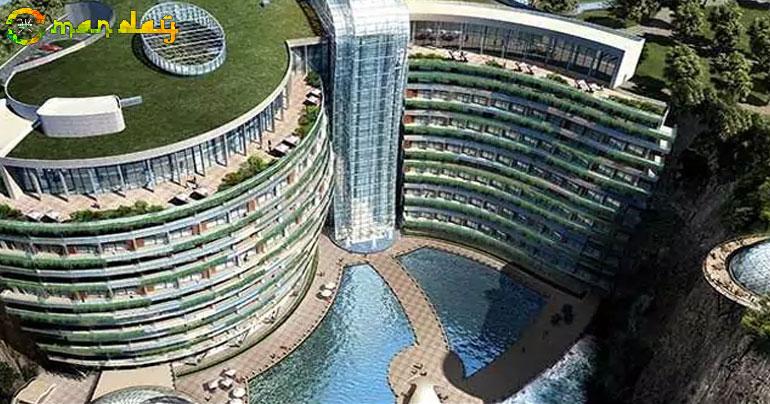  China’s Quarry Hotel  To Have 17 Floors Underground, 2 Under Water