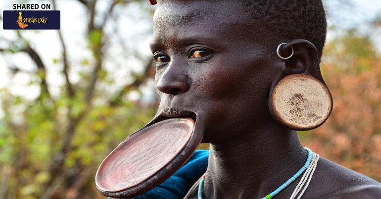 Here Are The Images Of African Women With Traditional Lip Plates