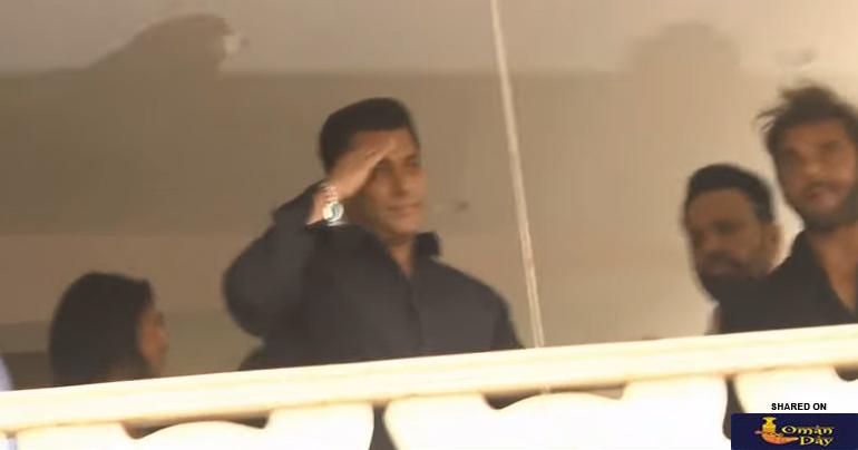 Video: Salman Khan returns home to hero’s welcome

