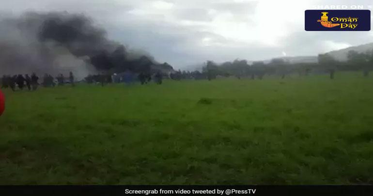 The Algerian plane crashed near an airbase in Boufarik soon after taking off.