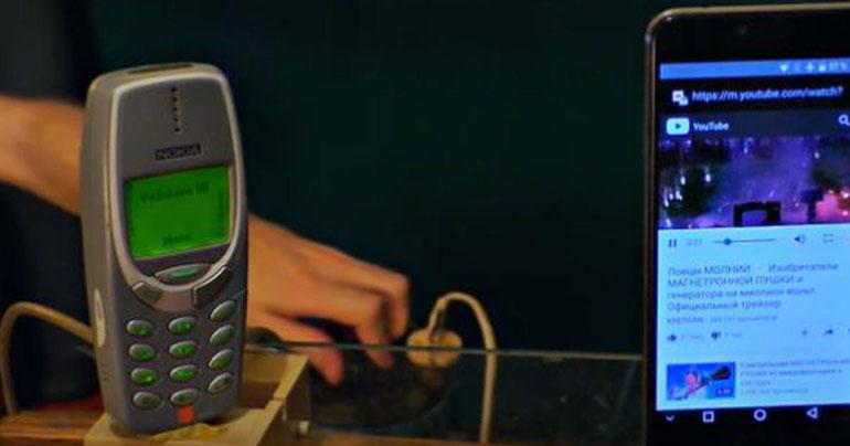 Those old Nokia phones can survive anything, including one million volts