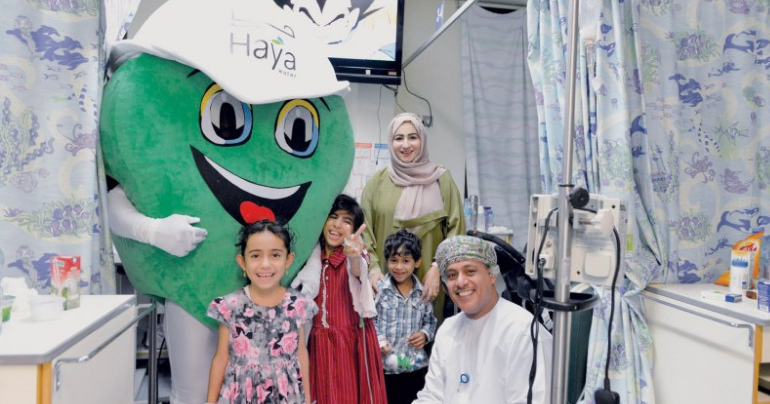 Haya Water, Campaigns, Hospitals
