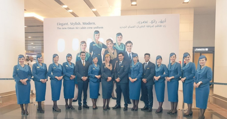 Oman Air, Uniform, Cabin crew