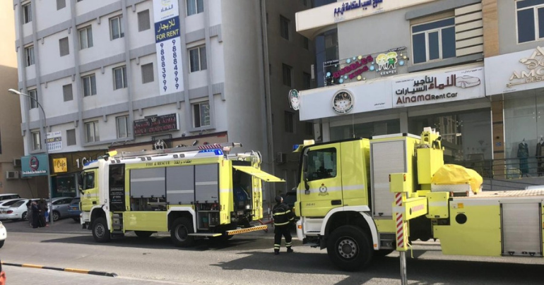 Fire, Residential Building, Rise, Public Authority for Civil Defence