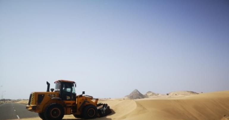 Drive carefully on this road in Oman