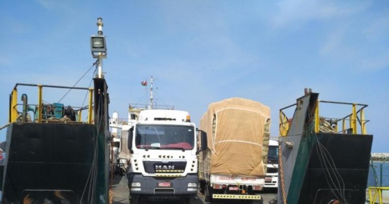 Food, building material transported through sea to Musandam