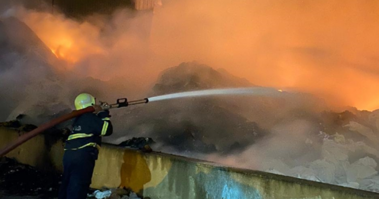 Fire breaks out in Raysut industrial area