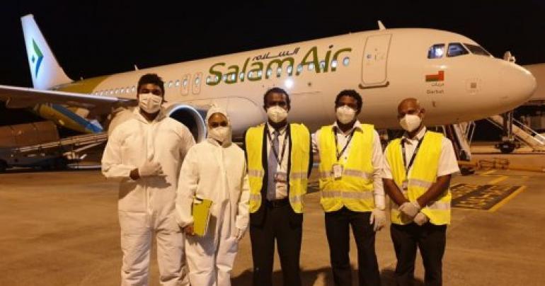 First consignment of locally produced vegetables and fruits flown to Oman