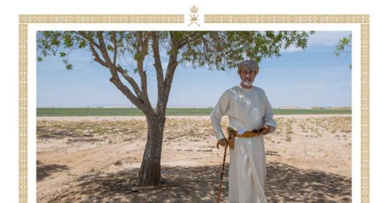 His Majesty visits Zainat Al Sahra farm
