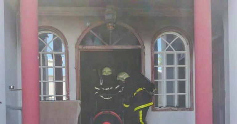 Fire breaks out in a house in Wilayat Seeb
