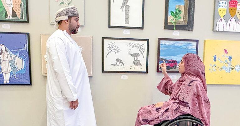 Omani creators with disabilities