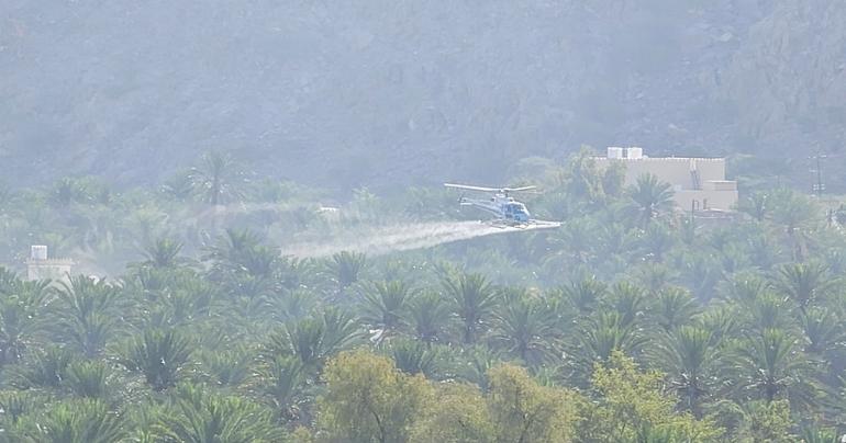 Oman aerial spraying