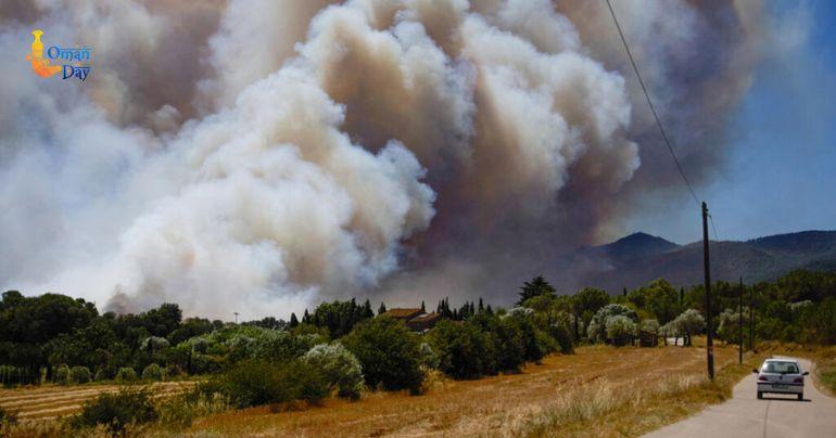 Spain forest fire