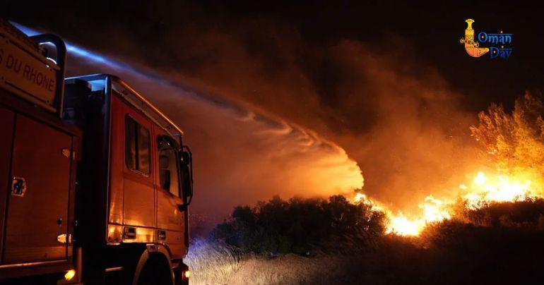 French forest fire