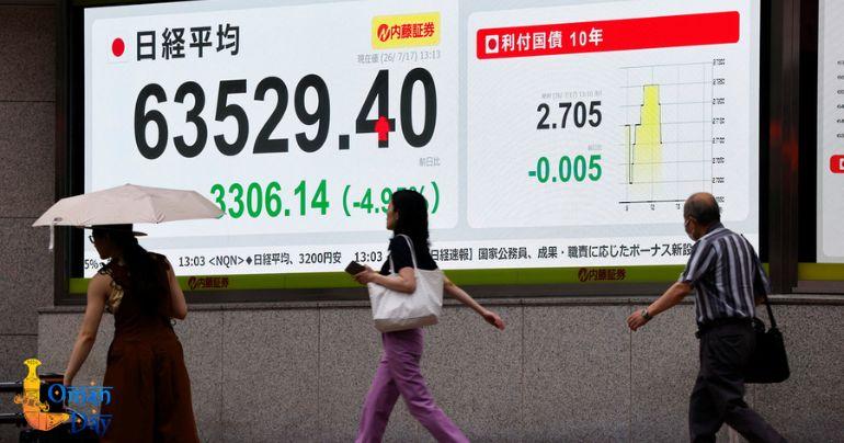 Nikkei index fall