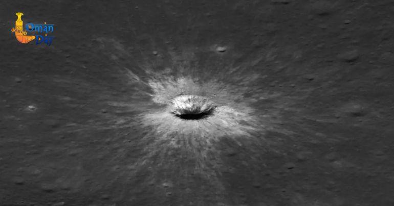 NASA moon crater